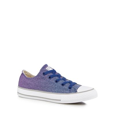 Boys' blue 'Chuck Taylor All Star' lace up trainers